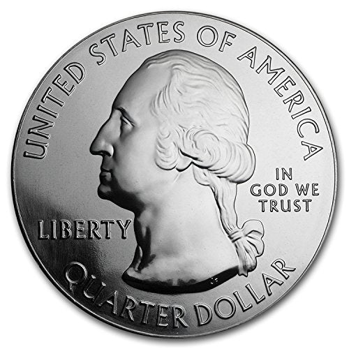 2015 5 oz Silver ATB Blue Ridge National Parkway, NC Silver Brilliant Uncirculated