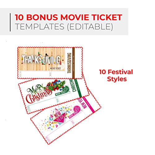 Outdoor Movie Screen – 16 FT Inflatable Projector Screen – Family Screen Tent + Printable Party Theme Movie Ticker Templates – Lightweight & Easy to Inflate – Family Pool Canvas Tent by Nozzco