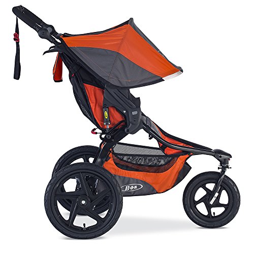 BOB Revolution PRO Jogging Stroller - Up to 75 Pounds - UPF 50+ Canopy - Easy Fold - Adjustable Handlebar with Hand Brake, Canyon