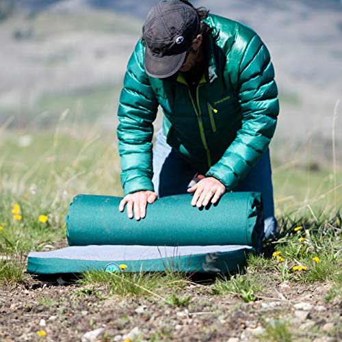 LaidBackPad Memory Foam Camping Sleeping Pad - Memory Foam Mattress for Camping, with Built-in Mattress Connector, The Most Comfortable Portable Sleeping Pad- 24 x 72 x 2⅜ Inches, 8.5 lbs