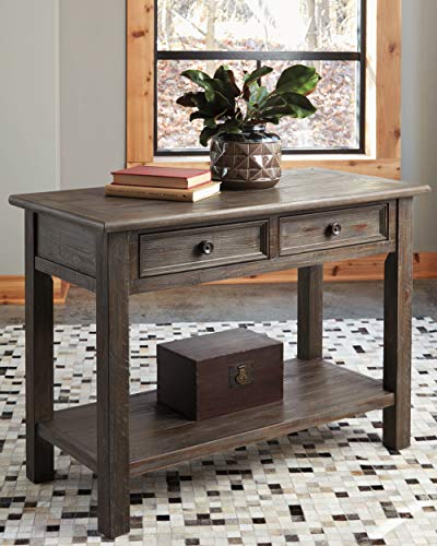 Signature Design by Ashley Wyndahl Sofa Table Rustic Brown