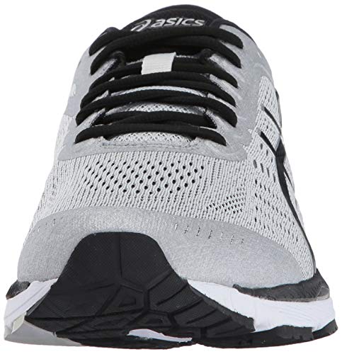 ASICS Men's Gel-Kayano 24 Running Shoe, Silver/Black/Mid Grey, 13 2E US