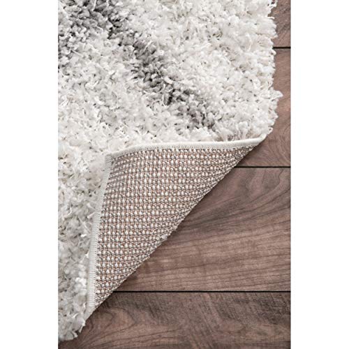 nuLOOM Alvera Soft & Plush Shag Rug, 7' 10" x 10', Grey