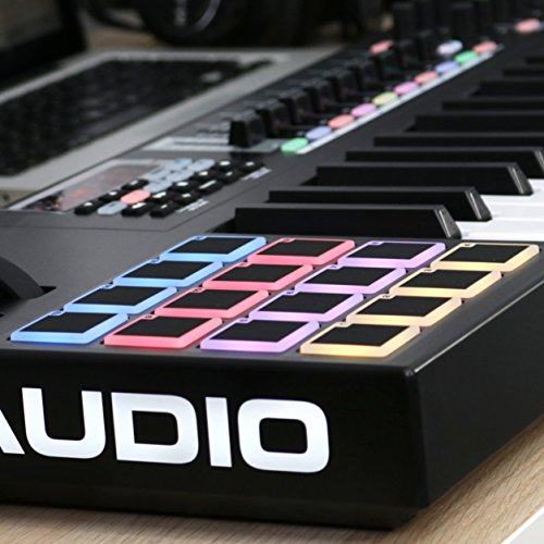 M-Audio Code 61 (Black) | USB MIDI Controller With 61-Key Velocity Sensitive Keybed, X/Y Pad, 16 Velocity Sensitive Trigger Pads & A Full-Consignment of Production/Performance Ready Controls