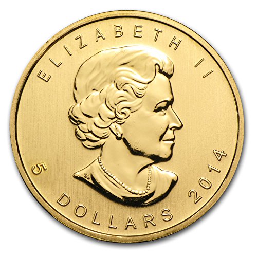 2014 CA Canada 1/10 oz Gold Maple Leaf BU Gold Brilliant Uncirculated