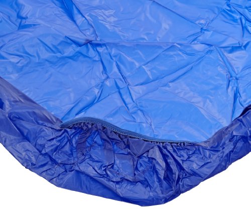 Kwik-Cover 1872-B 18'' X 72'' Kwik-Cover- Blue Fitted Table Cover (1 full case of 100)
