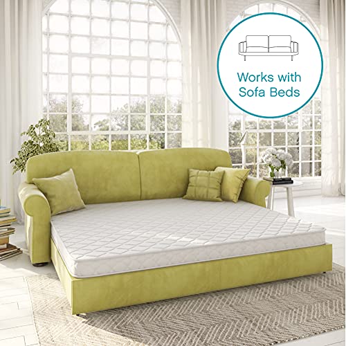 Classic Brands 4.5-Inch Cool Gel Memory Foam Replacement Mattress for Sleeper Sofa Bed Twin