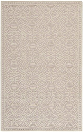 Safavieh Cambridge Collection CAM123M Handmade Moroccan Wool Area Rug, 11' x 15', Light Pink/Ivory