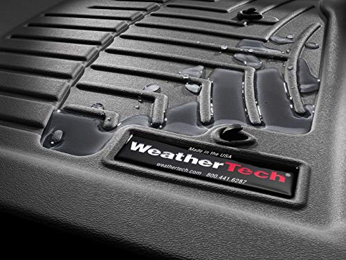 WeatherTech Custom Fit FloorLiner for Hyundai Santa Fe - 1st & 2nd Row (Black)