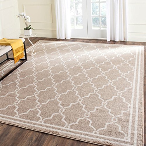 Safavieh Amherst Collection AMT414S Geometric Area Rug, 11' x 16', Wheat/Beige