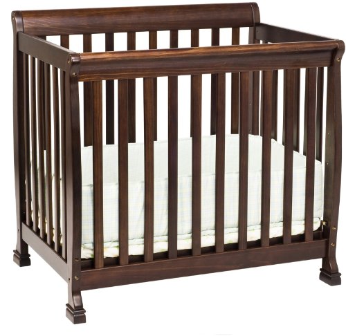 DaVinci Kalani 4-in-1 Convertible Mini Crib in Espresso | Greenguard Gold Certified