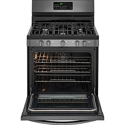 Frigidaire Gallery 30" Black Stainless Steel Freestanding Gas Range