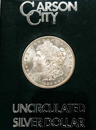 1883 CC Carson City Morgan Silver Dollar GSA $1 Uncirculated US Mint
