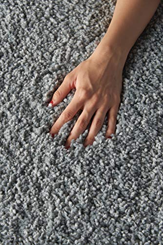 Nourison Malibu Shag Area Rug, 6'7" x9'6, SLATE