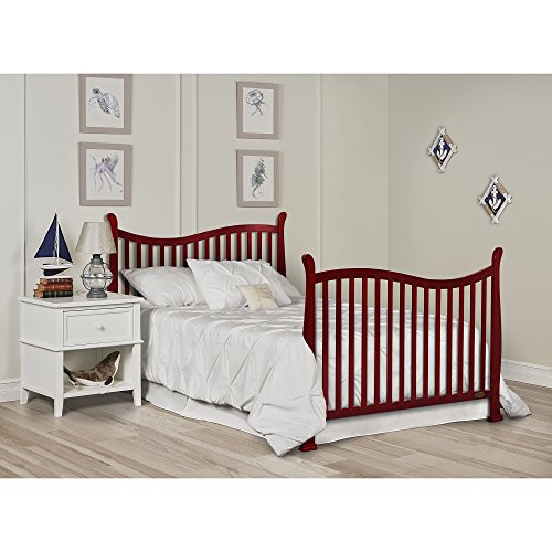 Dream On Me Violet 7 in 1 Convertible Life Style Crib, Cherry