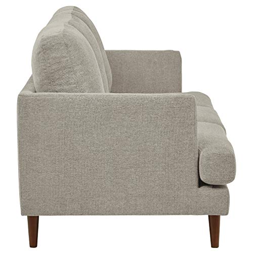 Rivet Goodwin Modern Sofa, 88.6"W, Light Grey