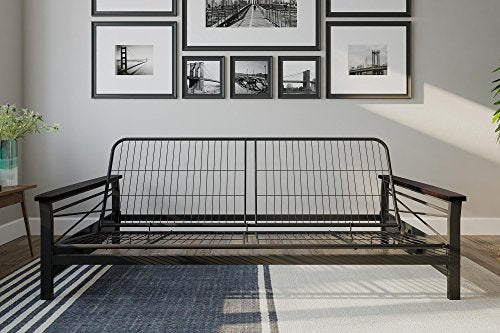 DHP Metal Frame, Full Size Nancy Futon, Black