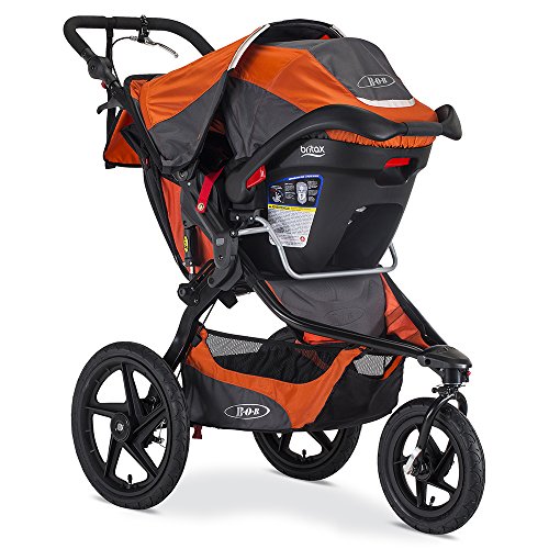 BOB Revolution PRO Jogging Stroller - Up to 75 Pounds - UPF 50+ Canopy - Easy Fold - Adjustable Handlebar with Hand Brake, Canyon