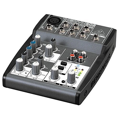 🏆4-PACK Premium Xenyx 502 Premium 5-Input 2-Bus Mixer with XENYX Mic Preamp and British EQ