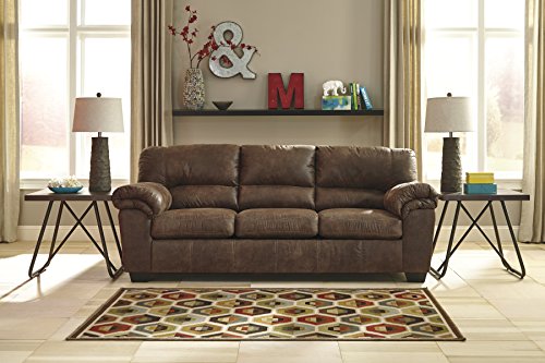 Signature Design by Ashley - Bladen Contemporary Plush Upholstered Sofa, Coffee Brown