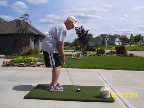 Real Feel Golf Mats The Original Country Club Elite 3'x5' Heavy Duty Commercial Practice Mat. The First Golf Mat That Takes A Real Tee and Lets You Swing Down Through,Simulator,Indoor/Outdoor (2)