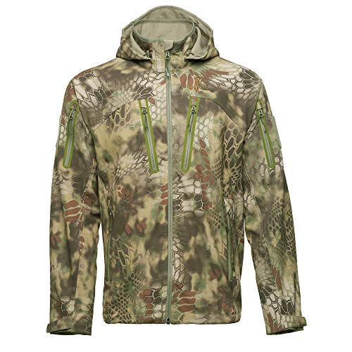 Kryptek Dalibor 3 Camo Hunting Jacket (Dalibor Collection), Mandrake, XL