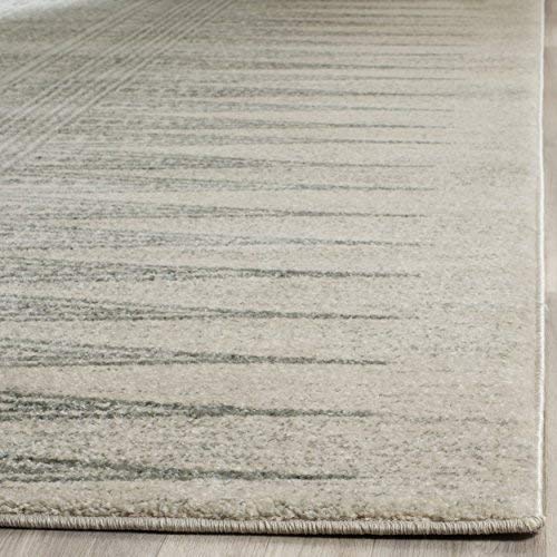 Safavieh Evoke Collection EVK226Z Modern Bohemian Area Rug, 9' x 12', Ivory/Silver