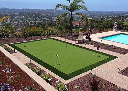 · Petgrow · Pro Putting Green Golf Artificial Grass Turf 13FTX77FT， Indoor Outdoor Golf Training Mat, Synthetic Fake Grass for Baseball Football Gym Sports