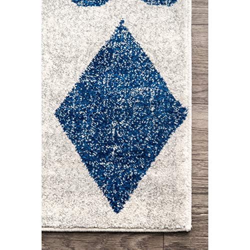 nuLOOM Shaina Tribal Area Rug, 8' 10" x 12', Blue