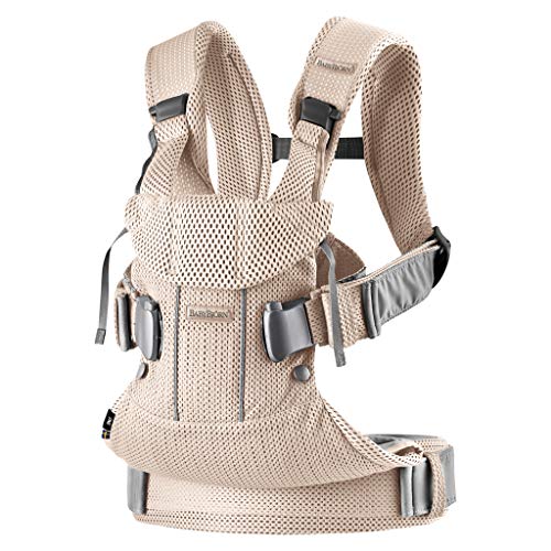 BabyBjorn Ergonomic One Air Cool Mesh Adjustable Baby Carrier (Pearly Pink)