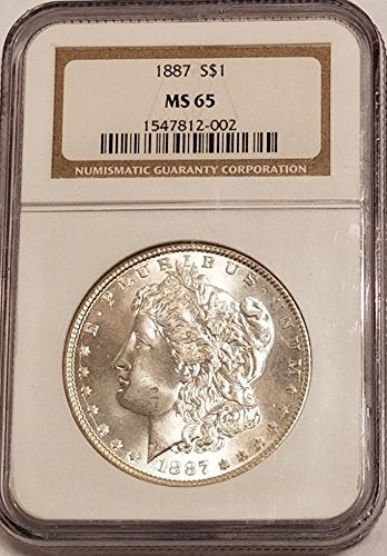 1887 Morgan Silver Dollar $1 MS-65 NGC