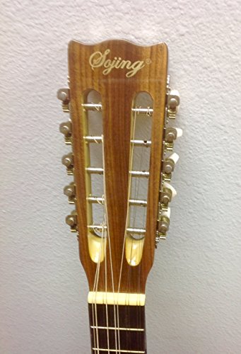 10 String Acoustic Puerto Rican Cuatro Guitar, W/3 Band EQ