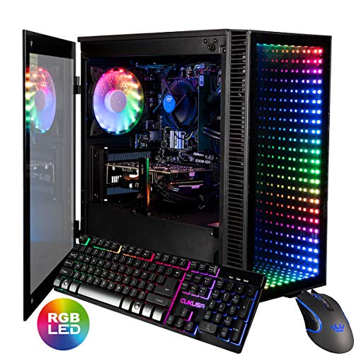 CUK Continuum Micro Gamer PC (Intel i7-9700F, 16GB RAM, 512GB NVMe SSD, NVIDIA GeForce RTX 2060 6GB, 600W Gold PSU, Windows 10 Home)