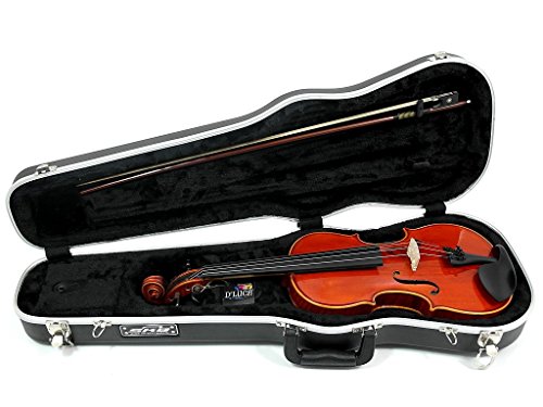 D'Luca PROV-CA400-14 Strauss 400 Concerto Violin 1/4 with SKB Molded Case, Strings and Tuner