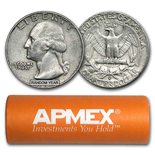 1916-1964 90% Silver Coins - $10 Face-Value Roll Silver Very Good