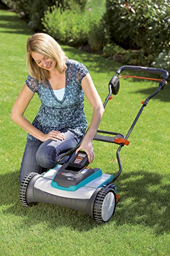 Gardena 4025-U 15-Inch 25-Volt 3.2 amp Lithium-Ion Cordless Push Reel Lawn Mower