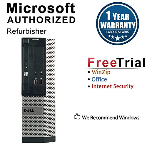 2018 Dell Desktop Computer Intel Core i3 4130 8GB DDR3 RAM 500GB Windows 10 Pro 64-Bit Renewed