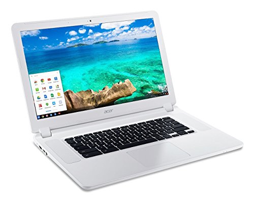 2018 Newest Acer 15.6” Full HD IPS Chromebook with 3x Faster WiFi , Intel Celeron Dual Core 3205U, 4GB RAM, 16GB SSD, HDMI, Webcam, Bluetooth, 9-Hours Battery, Chrome OS (Renewed)