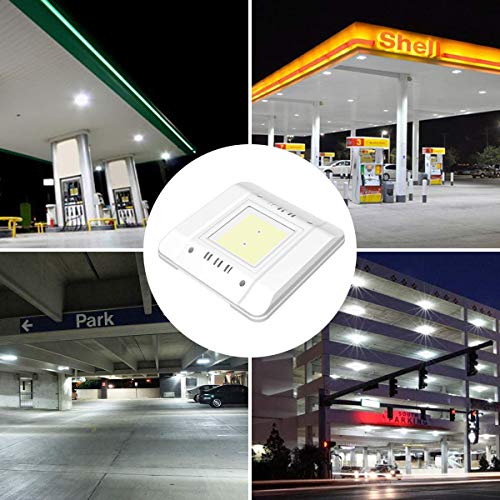 LED Canopy Light Adiding 150W Carport Driveway Gas Station Ceiling Light(600W HID/HPS Equivalent)-120Lm/W 5000K Daylight White 100-277V IP65 for Warehouse Garages Underpasses Parking Lot ETL G2