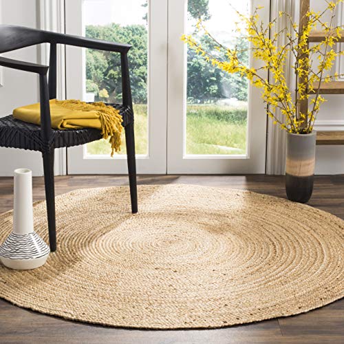 Safavieh Area Rug, 7' Round, Natural