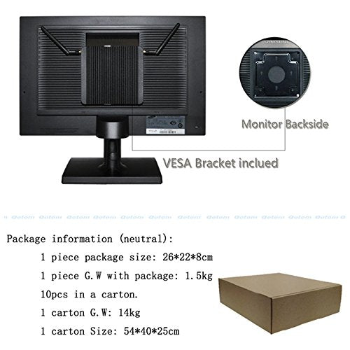 2016 Mini pc with Barebone, Quad core J1900 CPU dc 12v x86 Desktop Computer with 2 Ethernet