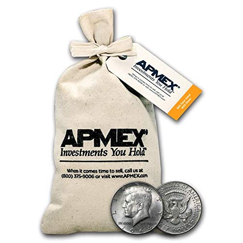 1964 Silver Kennedy Half-Dollars $50 Face-Value Bag (1964) Half Dollar Very Good