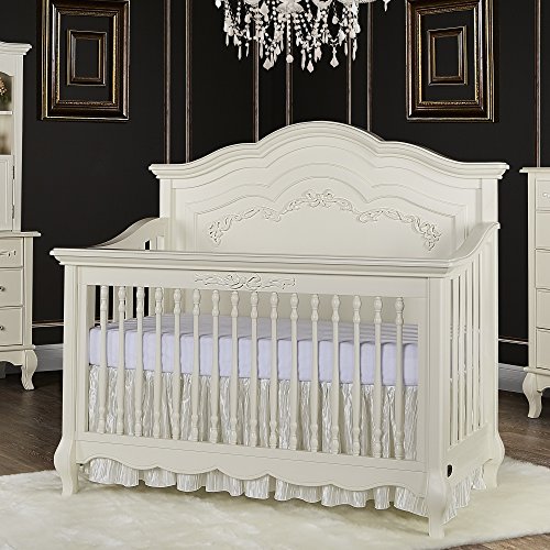 Evolur Aurora Bed Rail, Ivory Lace