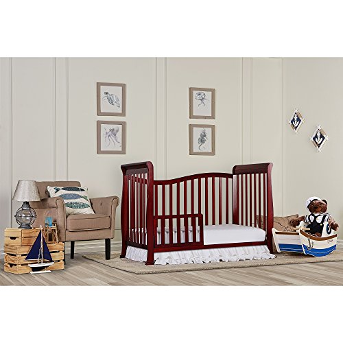 Dream On Me Violet 7 in 1 Convertible Life Style Crib, Cherry