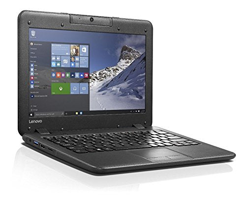 2016 Lenovo 11.6 inch Laptop Intel Celeron Dual Core Processor 4GB RAM 64GB SSD 10 hour Battery Water Resistant Keyboard Windows 10 Pro