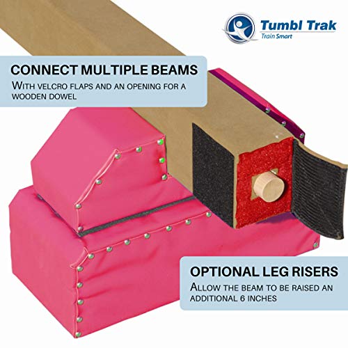 Tumbl Trak Brianna Balance Beam, Suede