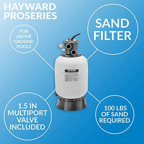 Hayward W3S166T1580S ProSeries 16-Inch 1 HP Sand Filter System