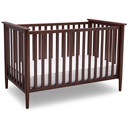 Delta Children Grayson 3-in-1 Convertible Baby Crib, Walnut