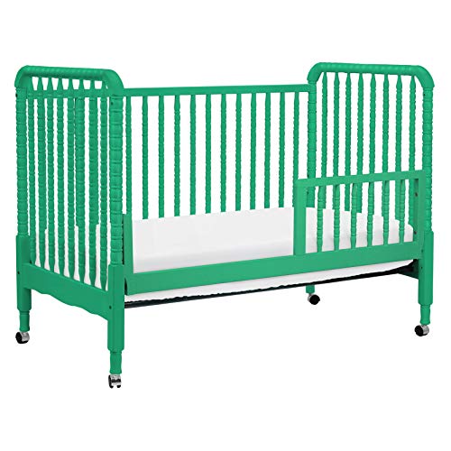 DaVinci Jenny Lind 3-in-1 Convertible Portable Crib in Navy - 4 Adjustable Mattress Positions, Greenguard Gold