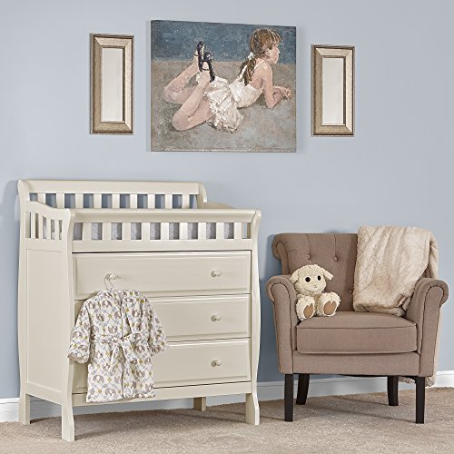 Dream On Me Marcus Changing Table and Dresser, French White